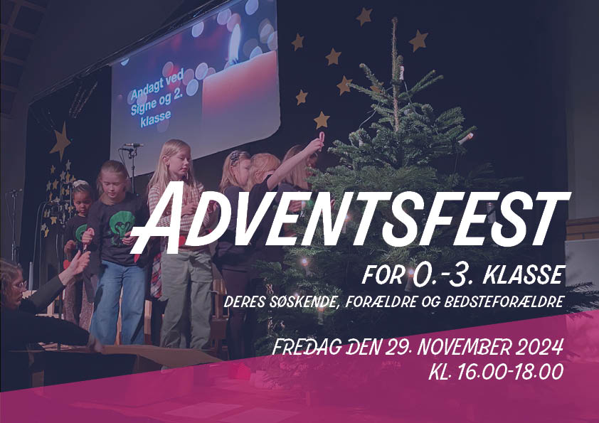 Indbydelse til Adventsfest 2024