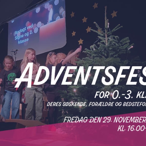 Indbydelse til Adventsfest 2024